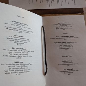 Capstone Vineyards - Menu - Wineries Near Me - Linden, Virginia