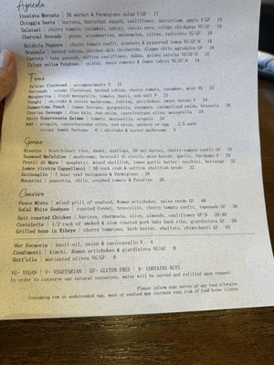 Menu photo 1 Convivo Restaurant and Bar Santa Barbara, CA
