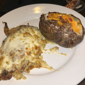 LongHorn Steakhouse - Parmesan Crusted Chicken Loaded Baked Potato - Steakhouses Near Me - Overland Park, Kansas LongHorn Steakhouse - Parmesan Crusted Chicken Loaded Baked Potato - Steakhouses Near Me - Overland Park, Kansas