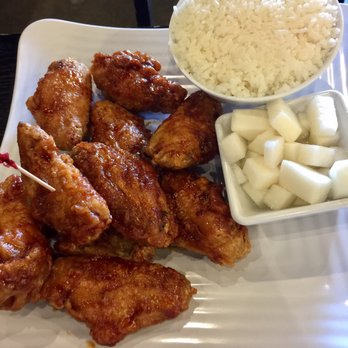 Bonchon Sunnyvale - Small 10 piece spicy wings with rice & daikon - Chicken Wings Near Me - Sunnyvale, California Bonchon Sunnyvale - Small 10 piece spicy wings with rice & daikon - Chicken Wings Near Me - Sunnyvale, California
