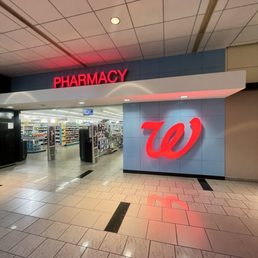 the pharmacy entrance at the mall