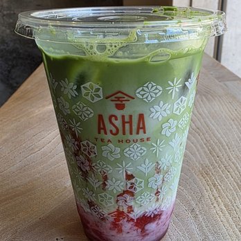 Asha Tea House - Strawberry matcha latte - Tea Rooms Near Me - Berkeley, California Asha Tea House - Strawberry matcha latte - Tea Rooms Near Me - Berkeley, California