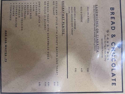 Menu photo 5 Bread & Chocolate Hamden, CT Menu photo 5 Bread & Chocolate Hamden, CT