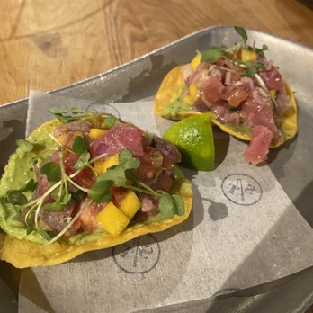 Salt Traders Zilker - Ceviche tostada - Seafood Near Me - Austin, Texas Salt Traders Zilker - Ceviche tostada - Seafood Near Me - Austin, Texas