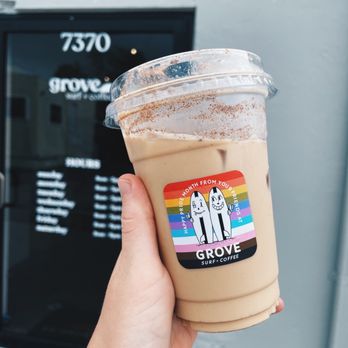 Grove Surf + Coffee - Cinnamon honey latte - Coffee & Tea Near Me - St. Pete Beach, Florida Grove Surf + Coffee - Cinnamon honey latte - Coffee & Tea Near Me - St. Pete Beach, Florida
