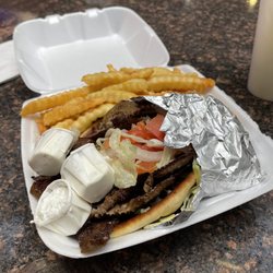 Taste of Philly - Gyro with Extra Meat.  Side of fries