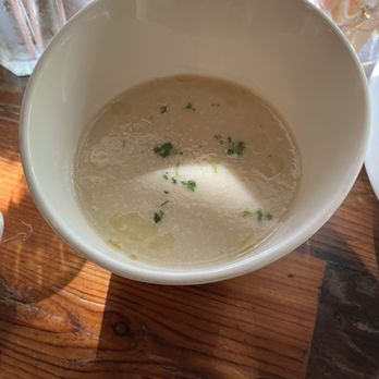 Élyse Restaurant - truffled potato and onion soup - French Near Me - San Jose, California