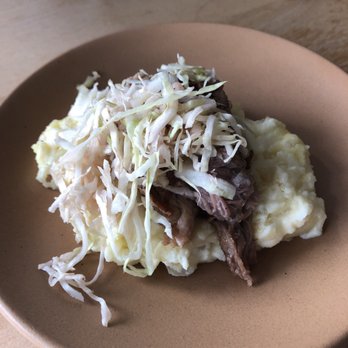 AMBAR Restaurant, Clarendon - pulled pork with mashed potatoes and slaw - Modern European Near Me - Arlington, Virginia