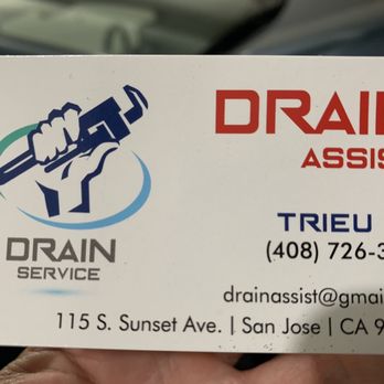 Drain Assist - His business card! - Plumbing Near Me - San Jose, California Drain Assist - His business card! - Plumbing Near Me - San Jose, California