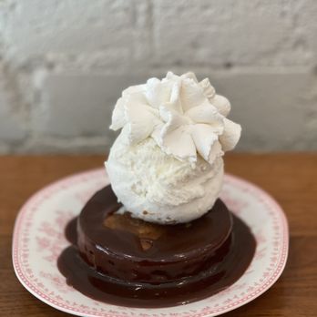 Botolino Gelato Artigianale - a chocolate dessert with whipped cream on top - Gelato Near Me - Dallas, Texas