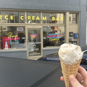 Scoop Around Ice Cream Bar - Oatmeal Cookie Crave in a cone - Ice Cream & Frozen Yogurt Near Me - Chattanooga, Tennessee Scoop Around Ice Cream Bar - Oatmeal Cookie Crave in a cone - Ice Cream & Frozen Yogurt Near Me - Chattanooga, Tennessee