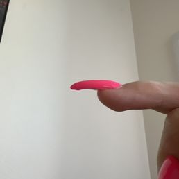Lumpy and thick acrylic. Lumpy and thick acrylic.