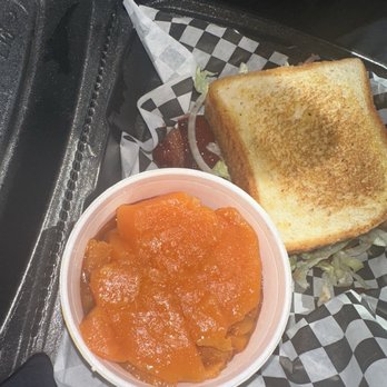 Smoke Bayou - Yams and Rib Sandwich - Barbeque Near Me - Baton Rouge, Louisiana Smoke Bayou - Yams and Rib Sandwich - Barbeque Near Me - Baton Rouge, Louisiana