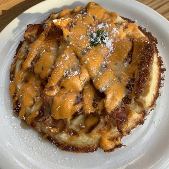Stacks Pancake House - Spicy Chicken and Bacon Waffle - Breakfast & Brunch Near Me - Dana Point, California Stacks Pancake House - Spicy Chicken and Bacon Waffle - Breakfast & Brunch Near Me - Dana Point, California