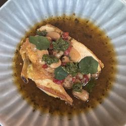 Cafezique - Chicken with herbs and beans. Perfection!