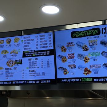 Bubbakoo's Burritos - The menu board. - New Mexican Cuisine Near Me - Quakertown, Pennsylvania Bubbakoo's Burritos - The menu board. - New Mexican Cuisine Near Me - Quakertown, Pennsylvania