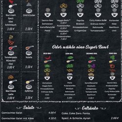 Esszimmer Tübingen - Menu