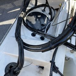 Mills Marine - Wires are all over the place not even an attempt to make them look nice