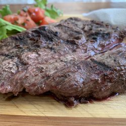 Matilde - Close up of the tender, delicious and moist vacío! Perfectly seasoned and prepared! Highly recommend!