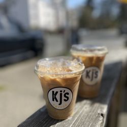 Kj’s Koffee - Iced americano, cold brew