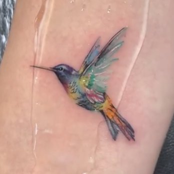 Do. Art Ink Studio - Watercolor hummingbird - Tattoo Near Me - Alhambra, California Do. Art Ink Studio - Watercolor hummingbird - Tattoo Near Me - Alhambra, California