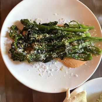 The Obstinate Daughter - Broccolini special with spicy aioli and garlic breadcrumbs - Pizza Near Me - Sullivan's Island, South Carolina