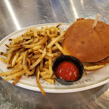 Frog & the Hen - Spicy chicken sandwich with fries - Southern Near Me - Augusta, Georgia