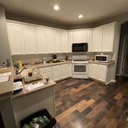Willow & Wick Cabinet Coatings - After of Cabinet Refinishing in Church Kitchen in Lexington OH