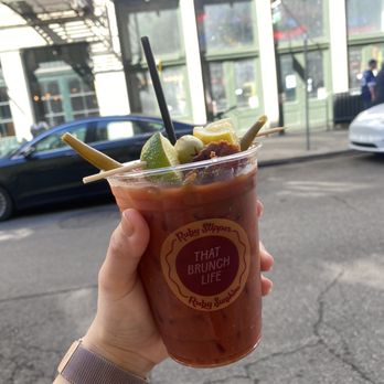Ruby Slipper Decatur - Bloody Mary with bacon infused vodka - Breakfast & Brunch Near Me - New Orleans, Louisiana