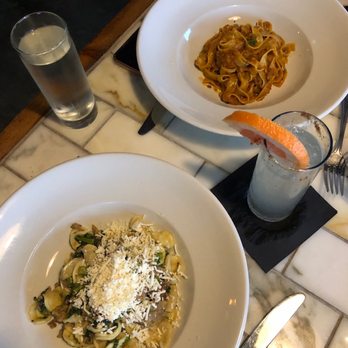Piccolo - Santa Monica - orecchiette (front) and Tagliatelle al Ragu d Anatra (back) - Italian Near Me - Santa Monica, California Piccolo - Santa Monica - orecchiette (front) and Tagliatelle al Ragu d Anatra (back) - Italian Near Me - Santa Monica, California