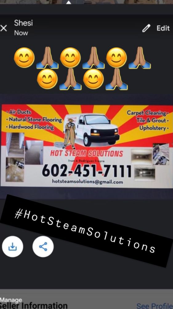 HOT STEAM SOLUTIONS Updated August 2024 Request a Quote Glendale