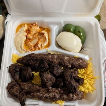 Wrap & Kebab - #14, four kebab plate - Mediterranean Near Me - Centerville, Georgia