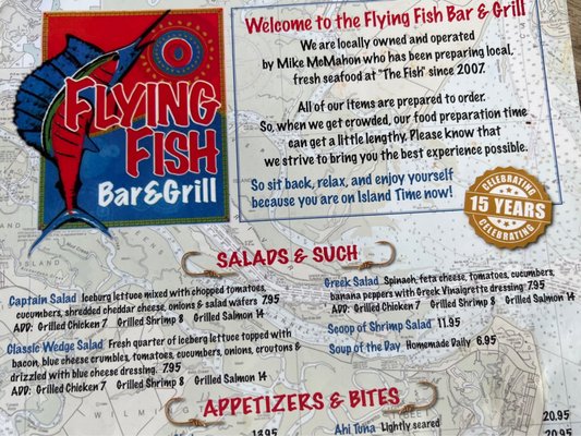Menu photo 4 Flying Fish Bar & Grill Savannah, GA Menu photo 4 Flying Fish Bar & Grill Savannah, GA