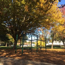 Seymour Park - Swing sets.