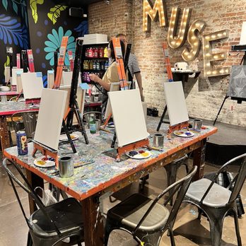 Muse Paintbar - Tribeca - Inside - Paint & Sip Near Me - New York, New York