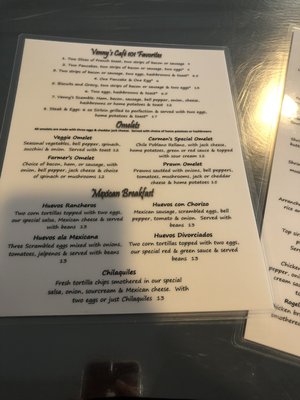 Menu photo 8 Venny’s Cafe 101 Florence, OR