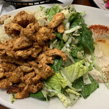 Mezzaterranean - Chicken Shawarma Plate - Lebanese Near Me - Rancho Cucamonga, California