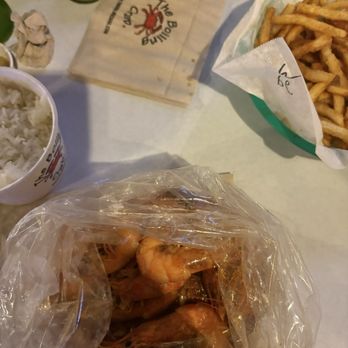 The Boiling Crab - 1/2 lb shrimp whole shabang mild - Seafood Near Me - Alhambra, California The Boiling Crab - 1/2 lb shrimp whole shabang mild - Seafood Near Me - Alhambra, California