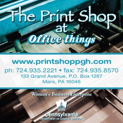 The Print Shop At Office Things