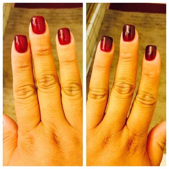Annie's Nails - My gel color changes with temperature love my nails!! By Nikki - Nail Salons Near Me - San Pedro, California Annie's Nails - My gel color changes with temperature love my nails!! By Nikki - Nail Salons Near Me - San Pedro, California