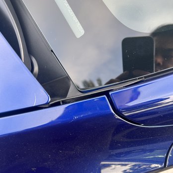 Tesla - Scratched hood and fender - Car Dealers Near Me - Carlsbad, California