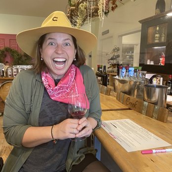 Pecan Creek Winery - Lea loving the red wine! - Wineries Near Me - Muskogee, Oklahoma Pecan Creek Winery - Lea loving the red wine! - Wineries Near Me - Muskogee, Oklahoma