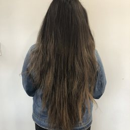Before (Heat & Bleached damaged, outgrown) Before (Heat & Bleached damaged, outgrown)