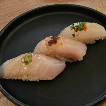 Nineteen Hyaku - Nigiri: Kanpachi, Hiramasa, Hirame - Sushi Bars Near Me - San Antonio, Texas Nineteen Hyaku - Nigiri: Kanpachi, Hiramasa, Hirame - Sushi Bars Near Me - San Antonio, Texas