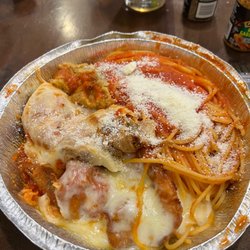 Calabria Pizza & Italian Grill - Shrimp and Eggplant park, I split with my friend.