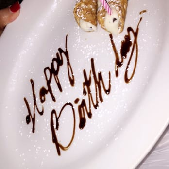 Osteria Vecchio Piemonte - Happy birthday cannolis! - Italian Near Me - Miami, Florida Osteria Vecchio Piemonte - Happy birthday cannolis! - Italian Near Me - Miami, Florida