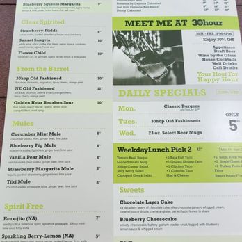 30hop - Drinks menu - Breakfast & Brunch Near Me - OMAHA N, Nebraska