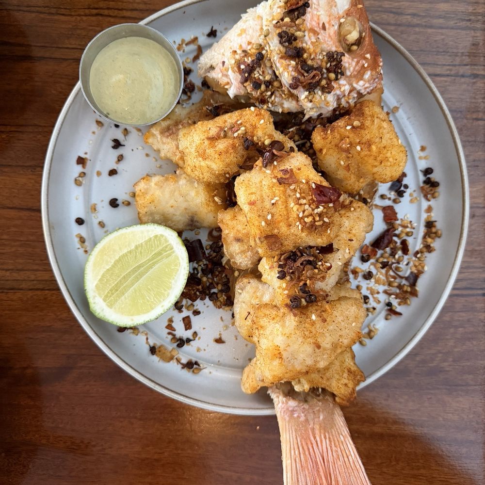 Fried snapper Fried snapper