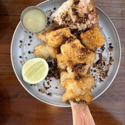 Fried snapper