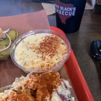 Terry Black's Barbecue - Waco - Cream corn and potato salad - Barbeque Near Me - Waco, Texas